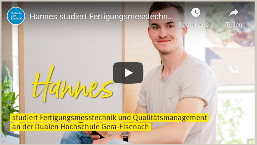 Video-Angebot der Dualen Hochschule Gera-Eisenach